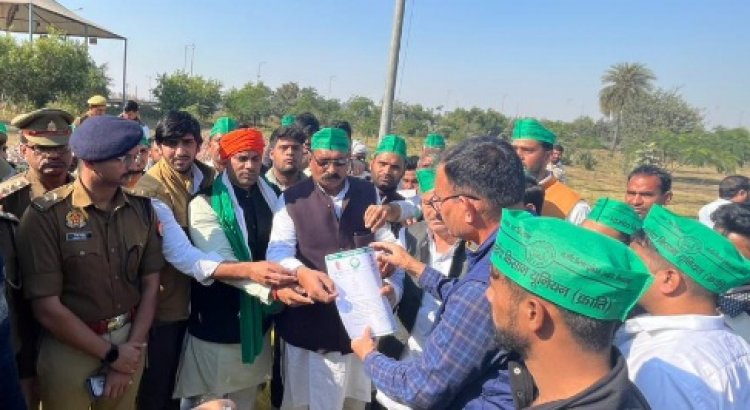 भाकियू ने की ईस्टर्न पेरीफेरल पर पंचायत