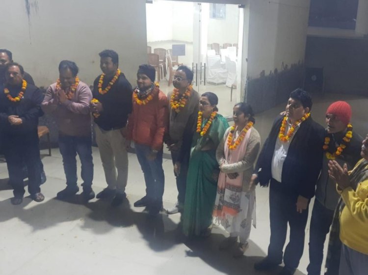 गोल्फ सिटी एओए के चुनाव में नौ सदस्यीय कार्यकारिणी समिति चुनी गई 