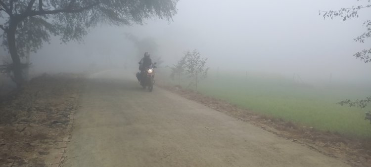 कोहरे के चादर से हाल बेहाल