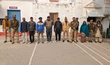 कोतवाली पुलिस की बड़ी कामयाबी महिला समेत छः  गिरफ्तार