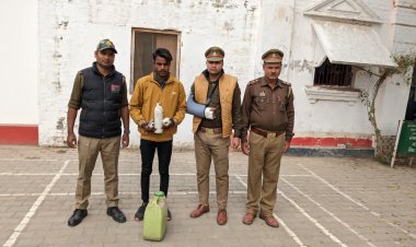 15  लीटर कच्ची शराब के साथ एक गिरफ्तार