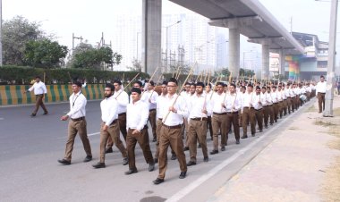 संघ स्वयंसेवकों ने किया गुणात्मक संचलन 