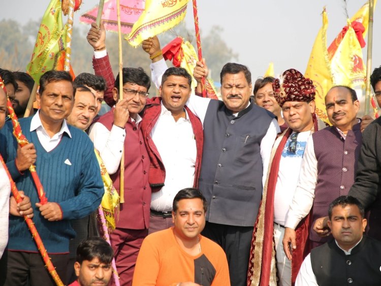 खाटू श्याम दिल्ली धाम मंदिर में भीड़ का सैलाब टुटा - घनश्याम गुप्ता