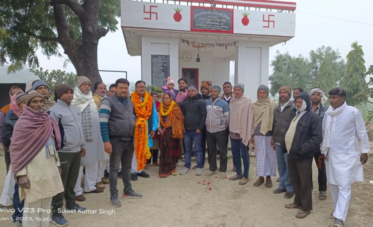 क्राइम ब्रांच से सेवानिवृत्त सुभाष सिंह का क्षेत्रवासियों ने किया गर्मजोशी से स्वागत