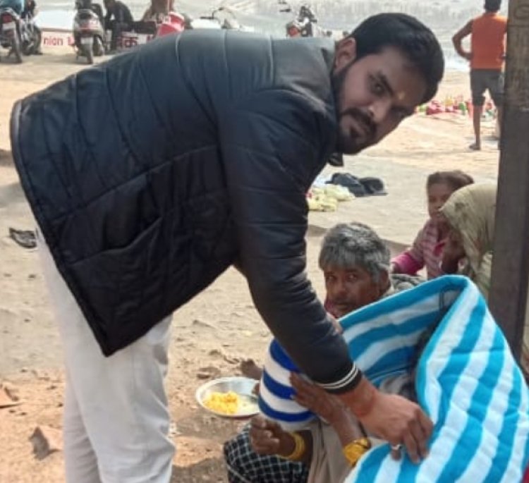 पिता के पुण्यतिथि पर जिलाध्यक्ष ने उठाया नेक पहल