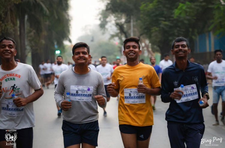 मीठीबाई क्षितिज ने अपने 7 किमी ग्रीन रन का आयोजन किया