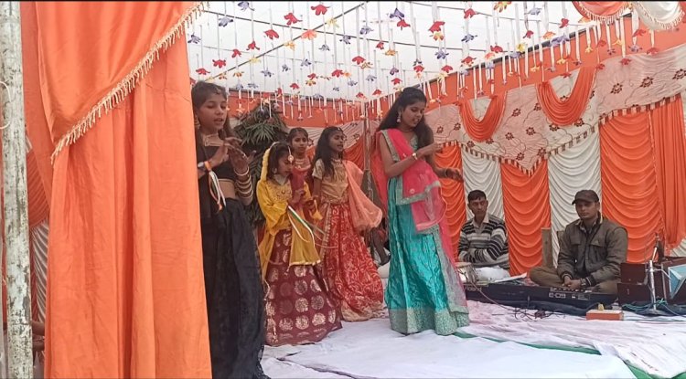 गणतंत्र दिवस पर आदर्श शंकर इंटर कॉलेज हेतिमपुर गाज़ीपुर में सांस्कृतिक कार्यक्रम की रही धूम