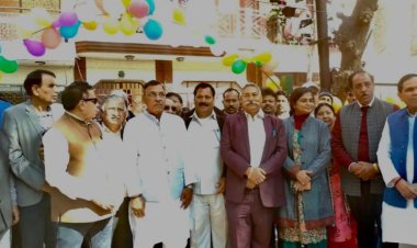 फव्वारा पार्क एवं हाईमास्ट लाइट का हुआ उद्घाटन