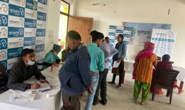युगधारा फाउंडेशन ने लगाया निशुल्क स्वास्थ्य जांच शिविर