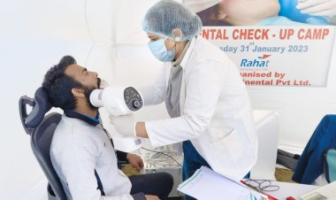 स्माइल मेकओवर क्लीनिक ने लगाया दंत चिकित्सा शिविर