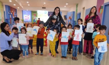 यूरो किड्स इकोविलेज 1 में चित्रकला प्रतियोगिता का हुआ सफल आयोजन