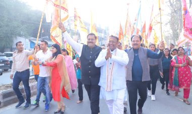 खाटू श्याम की निकली निशान यात्रा, उमडा जनसैलाब