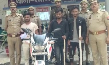 तीन हत्यारोपी गिरफ्तार, भेजे गए जेल