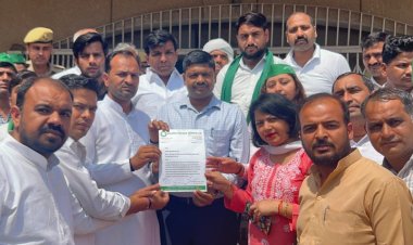 बेमौसम बारिश एवं ओलावृष्टि से नष्ट फसल के मुआवजे की मांग को लेकर भाकियू अंबावता ने जिलाधिकारी को सौंपा ज्ञापन