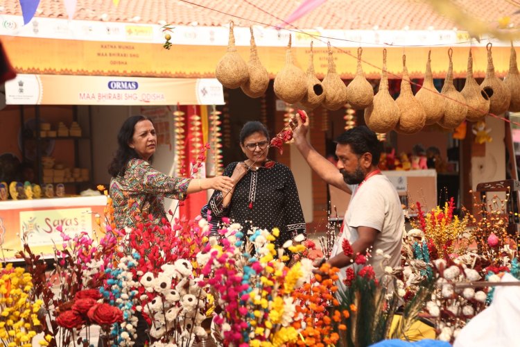 सरस मेले में पूर्वोत्तर राज्यों के उत्पादों की हुई जमकर खरीददारी