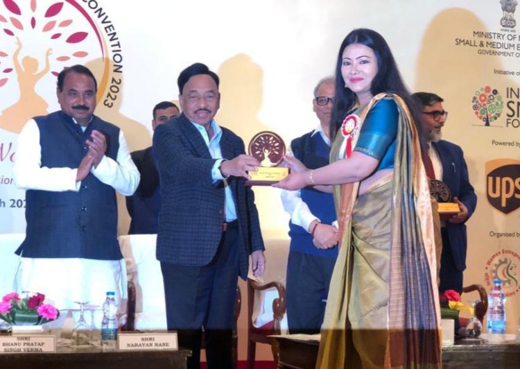 नॉएडा की रिमझिम सैकिया को मिला उभरती महिला उद्यमी 2023 सम्मान