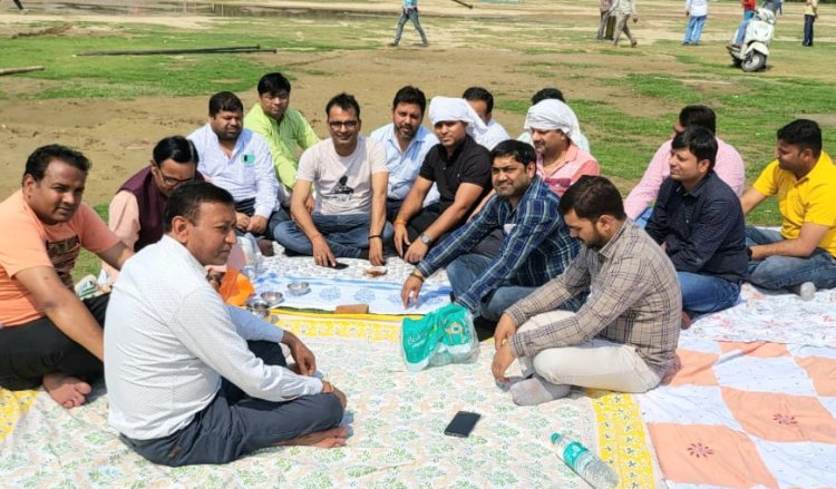 चतुर्थ श्री श्याम फाल्गुन महोत्सव के लिए हुआ भूमि पूजन