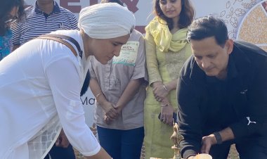 दिल्ली में स्वस्थ जीवन और स्वच्छता को बढ़ावा देने के लिए बाजरा (मिलेट्स) एवम स्वच्छता वॉकथॉन से जु़डी ओन्टोलॉजिस्ट आशमीन कौर मुंजाल