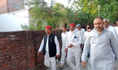 नेवादा दुर्ग विजय राय गांव पहुंचा सपा प्रतिनिधिमंडल, दी चेतावनी