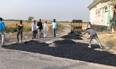 खबर का हुआ असर, फिर बनी सड़क 