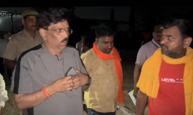 विशेष सचिव ने किया अस्थाई गौशाला का औचक निरीक्षण