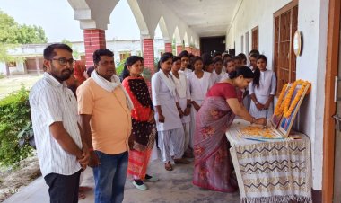 एम एन  बालिका महाविद्यालय में मनाया गया अंबेडकर जयंती