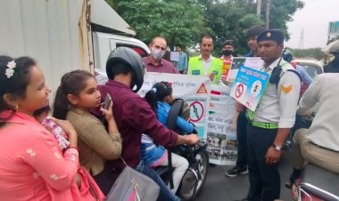 7X वेलफेयर टीम ने चलाया सड़क सुरक्षा जागरूकता अभियान