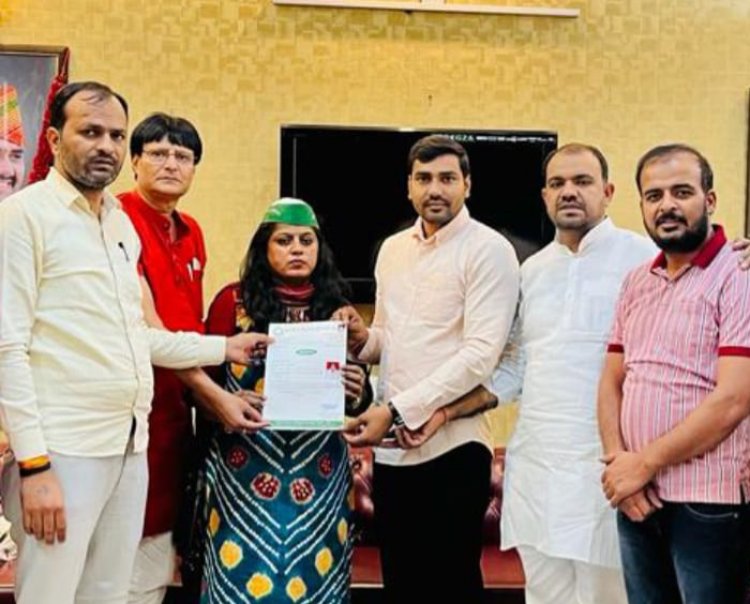 सोनिया शर्मा बनी भाकियू अंबावता की महिला प्रकोष्ठ महानगर अध्यक्ष 