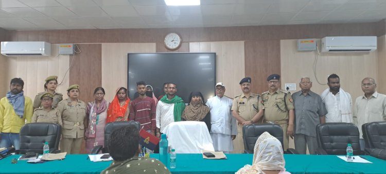 पुलिस की सूझबूझ से विनीता अनीता और नसरीन पहुंची ससुराल 