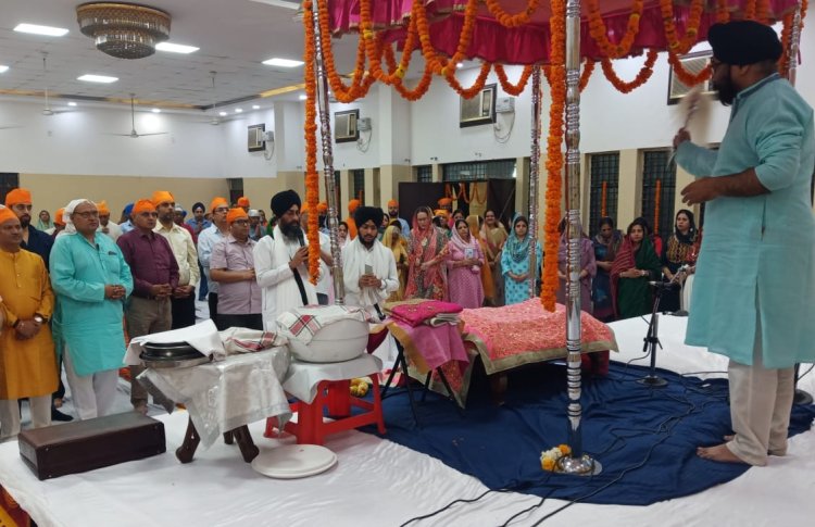 श्री सुखमणि साहिब जी का पाठ के साथ मनाया बैसाखी महोत्सव