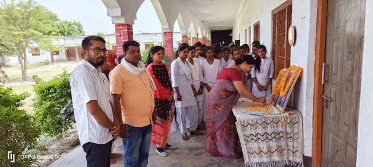 एम एन  बालिका महाविद्यालय में मनाया गया अंबेडकर जयंती