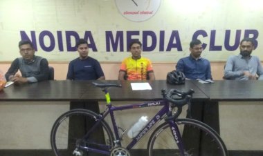 नोएडा  के राजू शाह  ने साइकिल प्रतियोगिता में जीता गोल्ड मेडल