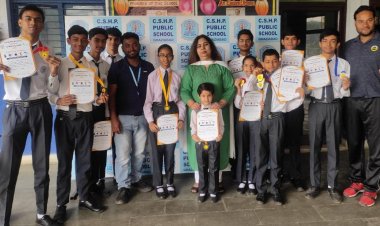 योग प्रतियोगिता में सीएसएचपी ने जीते 4 स्वर्ण, 3 रजत व 4 कांस्य पदक