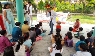 शिक्षा से शिखर तक संस्था ने मनाया वर्ल्ड लाफटर डे