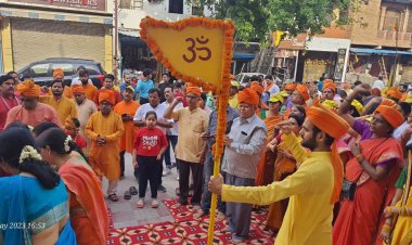 फरीदाबाद में भव्य 'हिन्दू एकता शोभायात्रा' के माध्यम से "हिन्दू राष्ट्र" हेतु संगठित होने का हिन्दुओं ने लिया संकल्प 