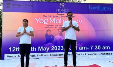 गाजियाबाद में तीसरा योग महोत्सव संपन्न, हार्टफुलनेस और रामप्रस्थ ग्रीन्स ने किया आयोजन