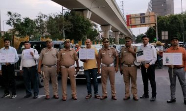 रेड लाइट ऑन इंजन ऑफ व पर्यावरण बचाओ अभियान चलाया गया