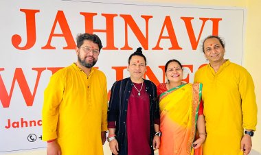 हरिद्वार के जाह्नवी वेलनेस सेंटर पहुंचे कैलाश खेर 