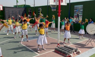 स्पोर्ट्स मीट में सिल्वर लाइन प्रेस्टीज स्कूल के बच्चों ने किया कौशल का प्रदर्शन