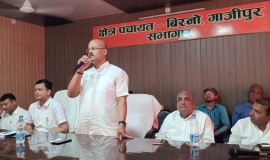 क्षेत्र पंचायत और ग्राम प्रधानों की मासिक बैठक में बिरनो प्रमुख की नेक पहल