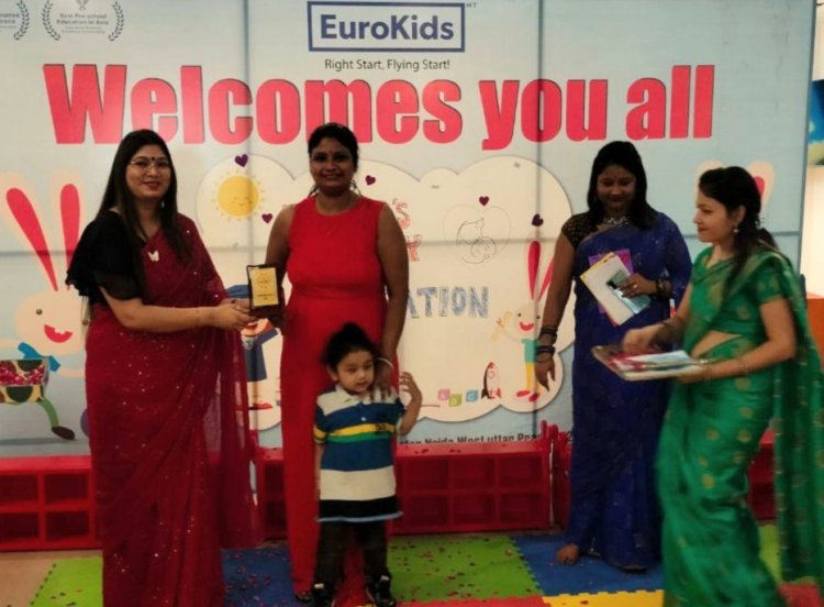 यूरो किड्स इकोविलेज 1 में मदर्स डे पर रंगारंग कार्यक्रम का हुआ आयोजन