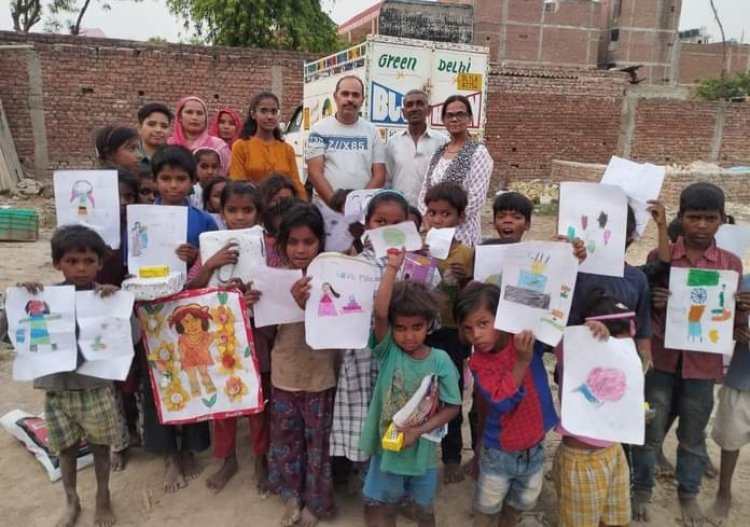 इष्ट फाउंडेशन के बच्चों ने मनाया माँ का दिन ख़ास