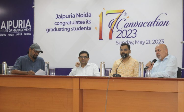जयपुरिया इंस्टीट्यूट ऑफ मैनेजमेंट का दीक्षांत समारोह 21 मई.को