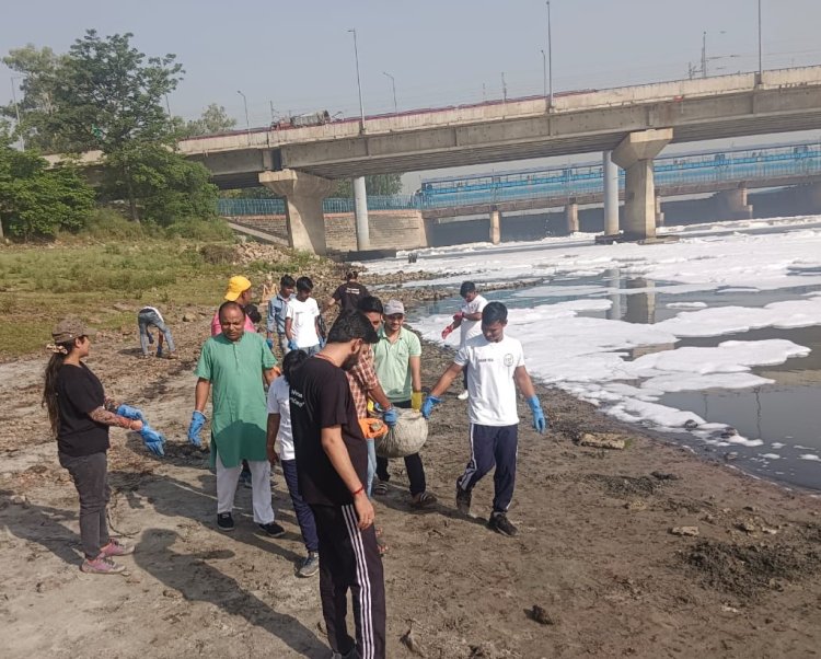 यमुना मिशन के माध्यम से यमुना नदी को स्वच्छ रखने के लिए वाईएसएस फाउंडेशन का प्रयास