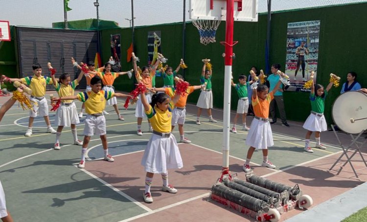 स्पोर्ट्स मीट में सिल्वर लाइन प्रेस्टीज स्कूल के बच्चों ने किया कौशल का प्रदर्शन