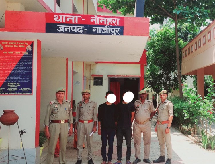 पाक्सो एक्ट में वांछित  दो अभियुक्त गिरफ्तार