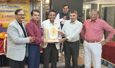 गाजियाबाद नर्सिंग होम एसोसिएशन ने किया आईएमए के राष्ट्रीय अध्यक्ष का स्वागत 