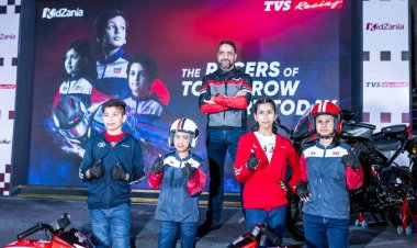 टीवीएस रेसिंग ने किडज़ानिया दिल्ली एनसीआर में लॉन्च किया एक्सपीरिएंस सेंटर