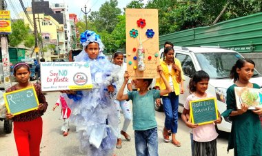 पर्यावरण दिवस पर प्लास्टिक मैन ने किया जागरूक