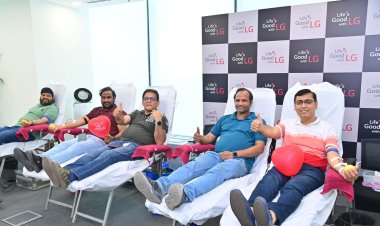 एलजी इलेक्‍ट्रॉनिक्‍स इंडिया ने देशव्‍यापी विशाल रक्‍तदान अभियान शुरू किया